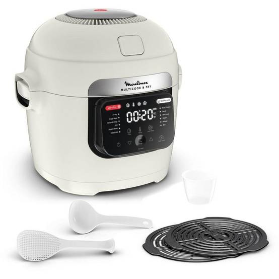 Moulinex - Multicuiseur + airfryer 6l 1200w beige MZ7311F0 Moulinex - Image 1