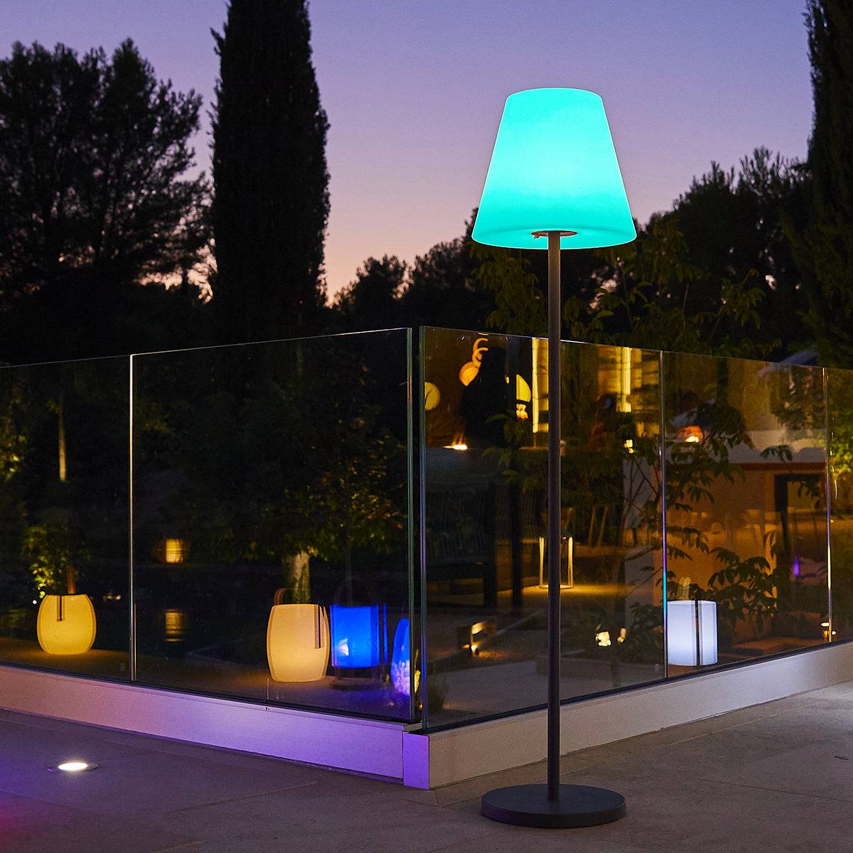 Lumisky - Lampadaire d'extérieur sans fil STANDY RGB H150cm - Imagen 3