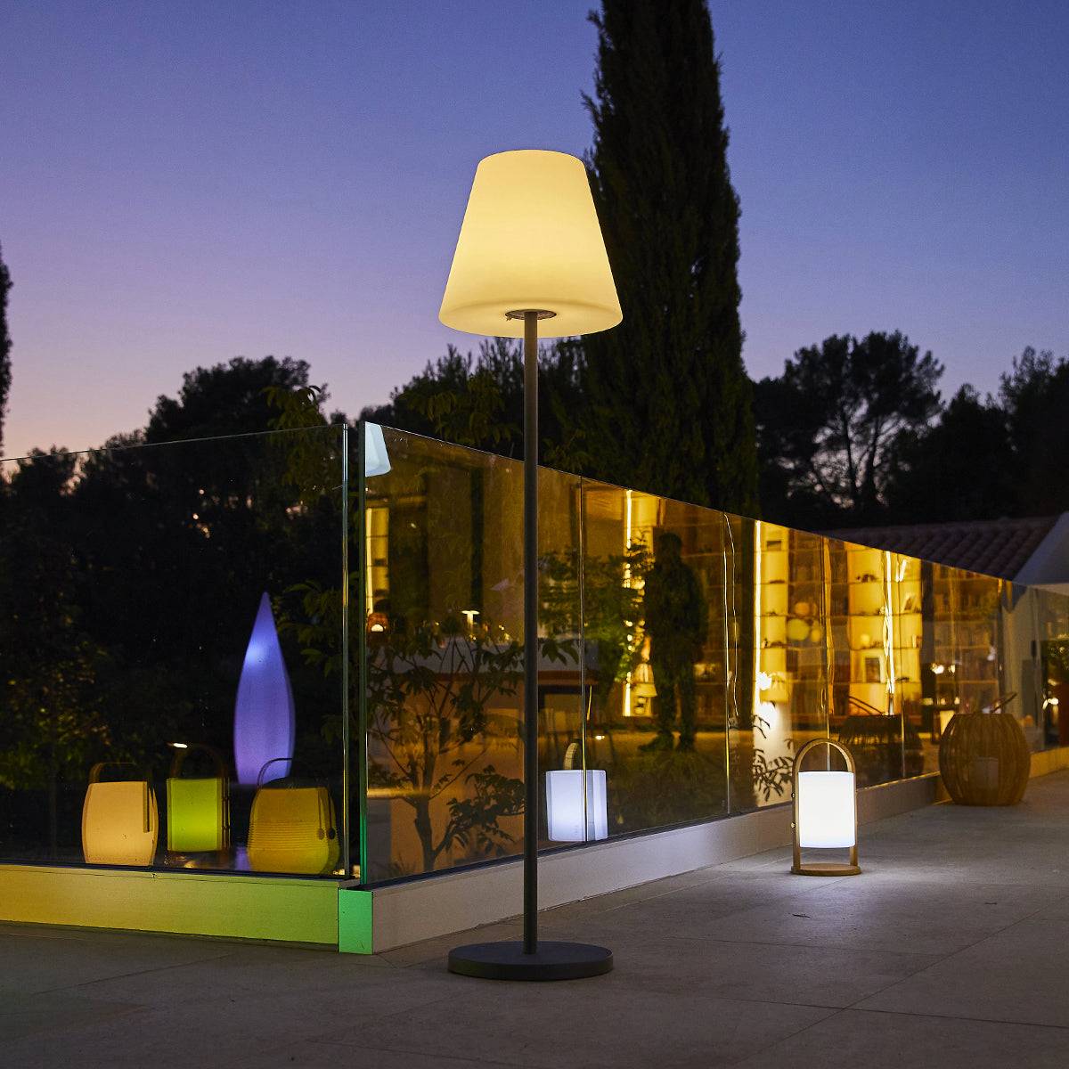 Lumisky - Lampadaire d'extérieur sans fil STANDY RGB H150cm - Imagen 7