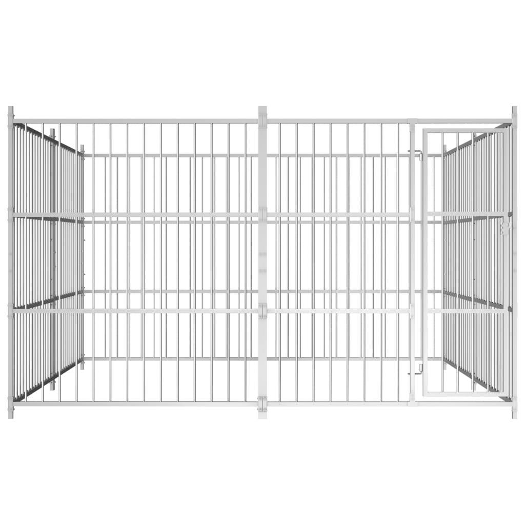 Vidaxl - Chenil d'extérieur pour chiens 300 x 300 x 185 cm vidaXL 144624 - Imagen 2