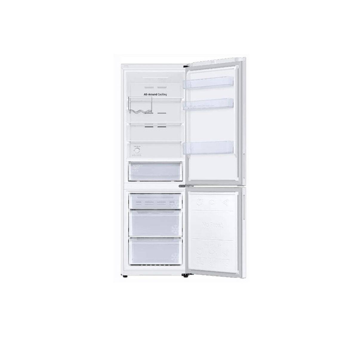 Réfrigérateur combiné Samsung RB33B612EWW 344 L, No Frost, moteur Digital Inverter - blanc - Image 3