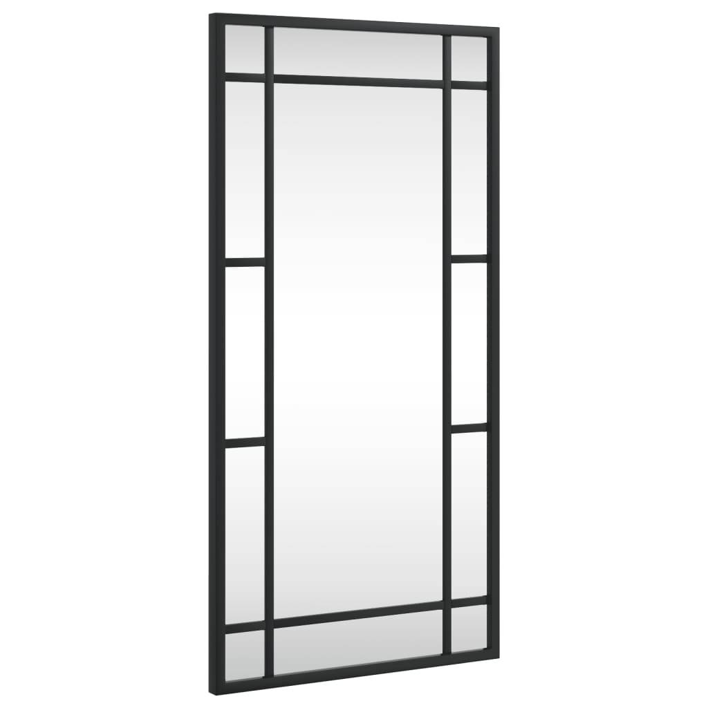 Maison Chic - Miroir mural noir 30x60 cm rectangulaire fer Maison Chic