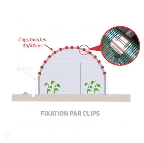 Plastidis - Bâche de serre thermique Lumisol 200 microns - Long 9 m, Larg 11.20 m - Imagen 4