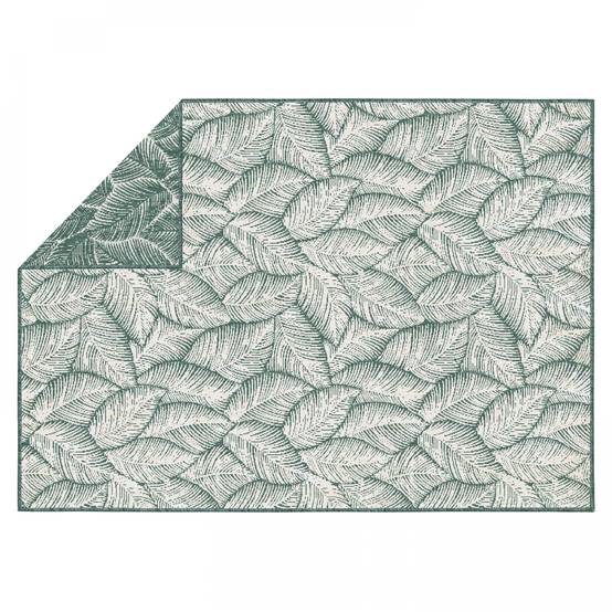 Oviala - Tapis d'extérieur en polypropylène 120 x 170 cm vert Folia - Oviala - Imagen 4