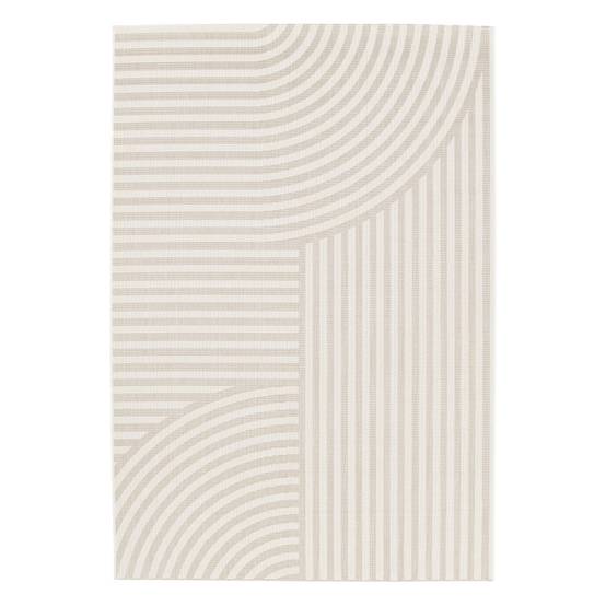 sweeek - Tapis intérieur/extérieur motif arches beige. 120 x 170cm 100% polyester recyclé | sweeek - Image 2