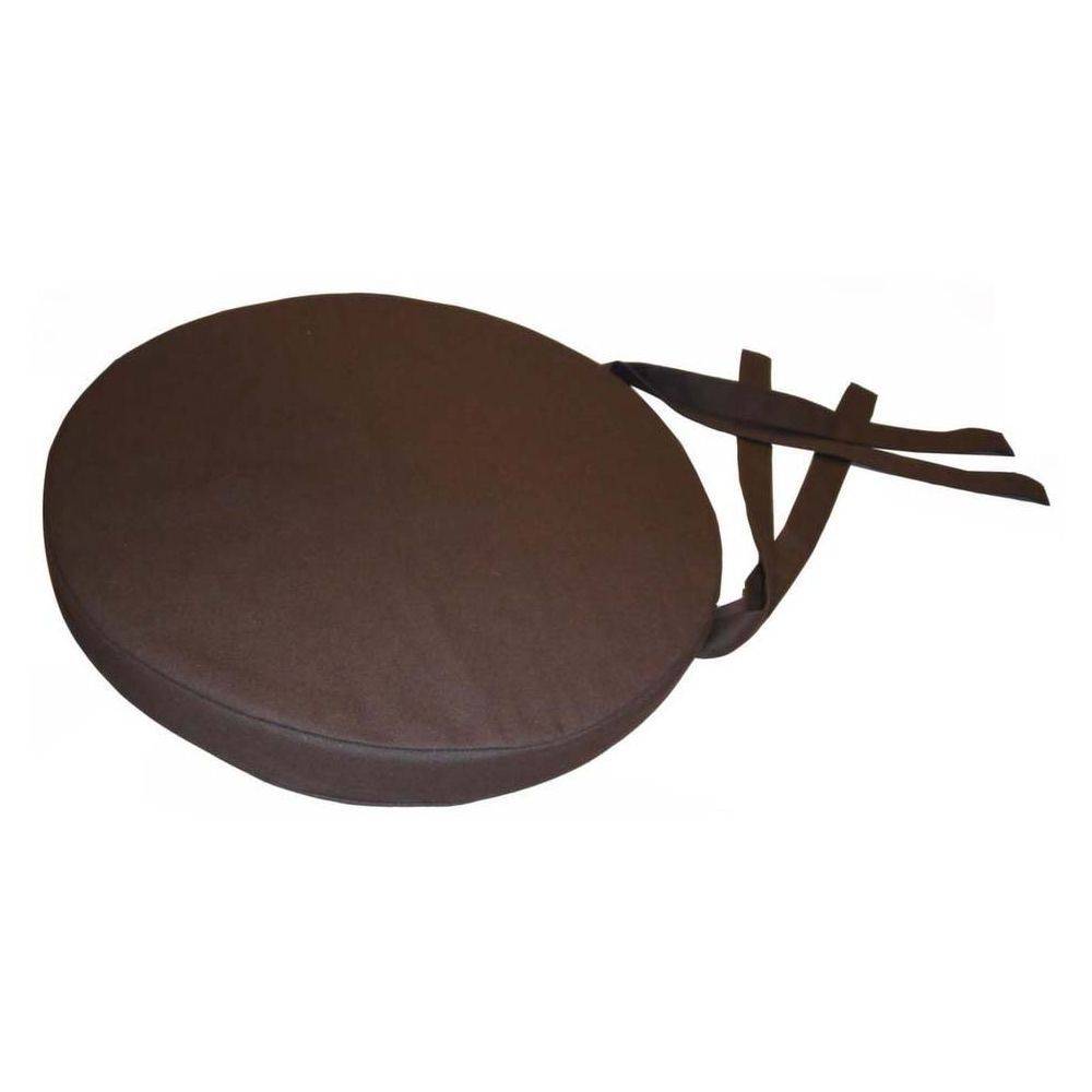 Jardindeco - Galette de chaise ronde en coton 40 cm (Lot de 2) - Imagen 2