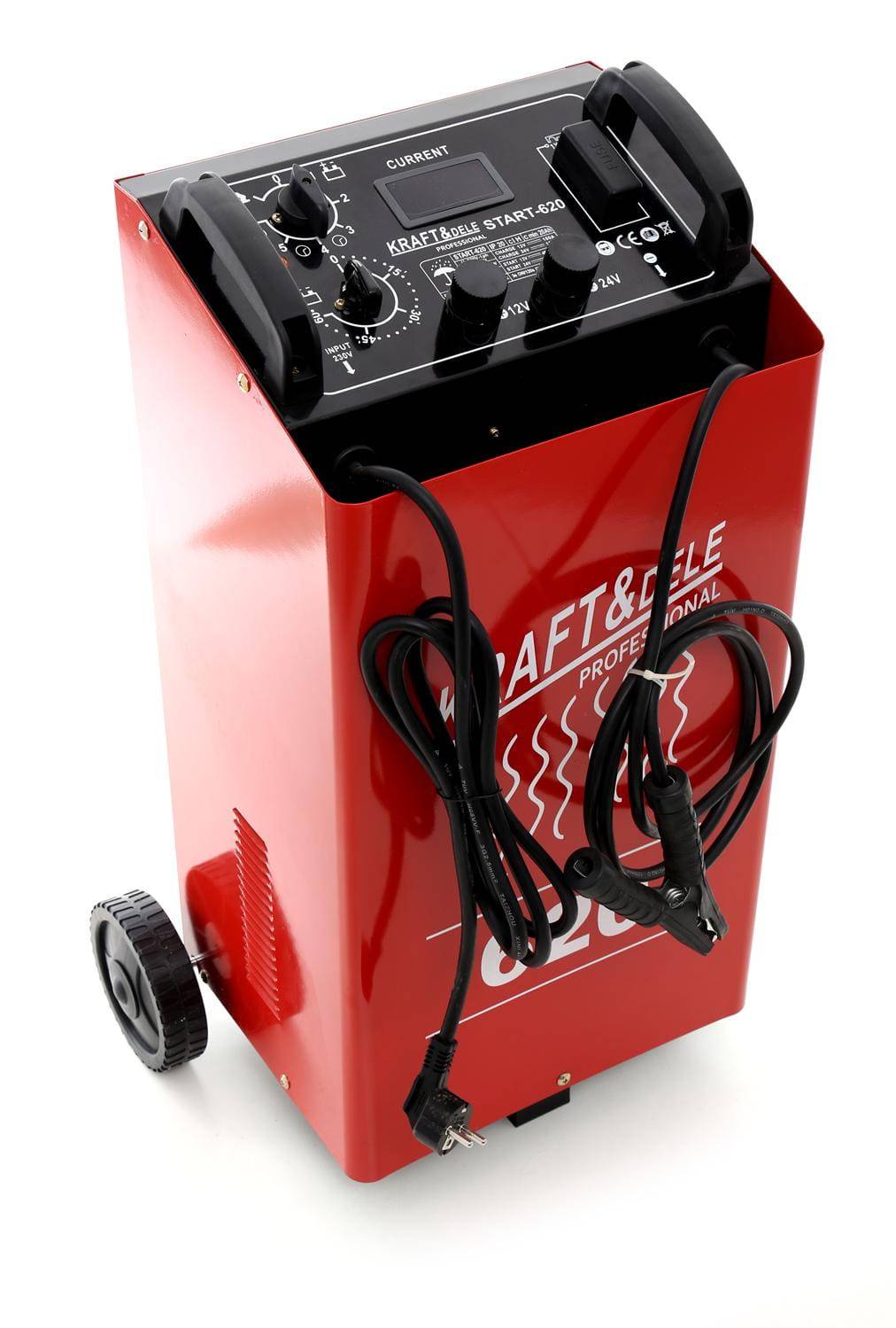 Importdistrib - Chargeur batterie de voiture Redresseur avec démarrage LCD 250A 12/24 V - Image 2