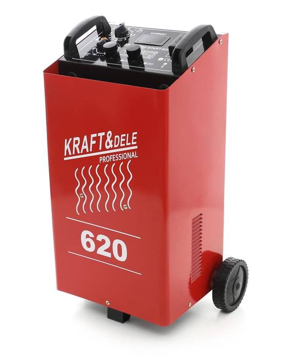 Importdistrib - Chargeur batterie de voiture Redresseur avec démarrage LCD 250A 12/24 V - Image 1