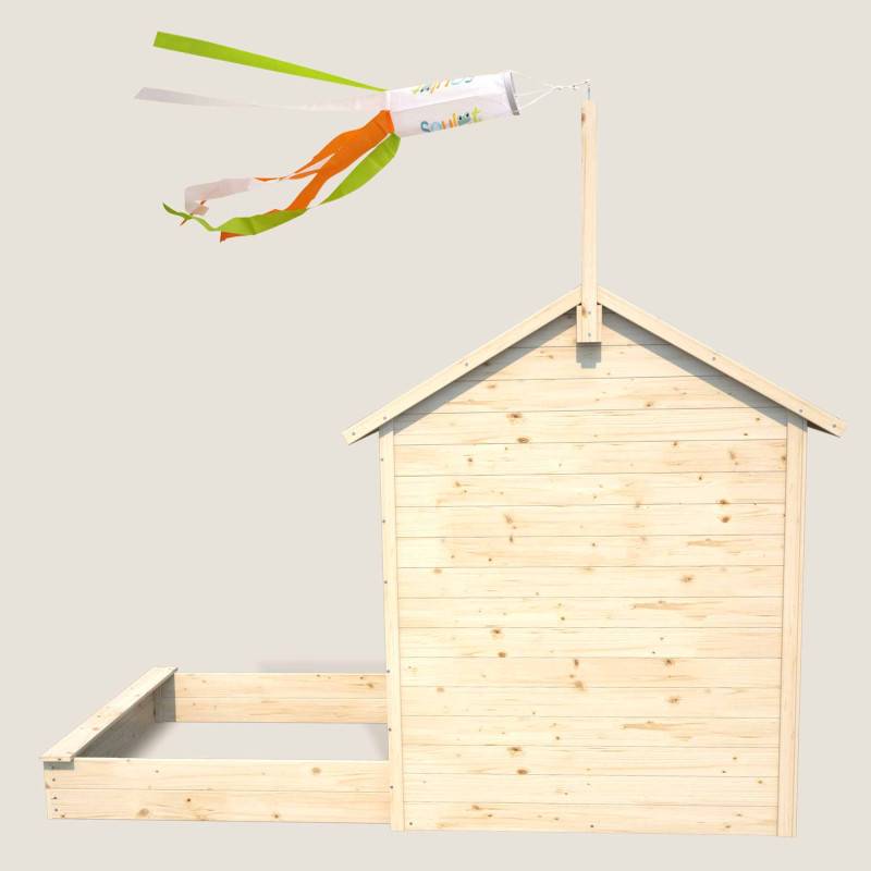 Soulet - Maisonnette en bois avec bac à sable pour enfants – Elisabeth - Imagen 9