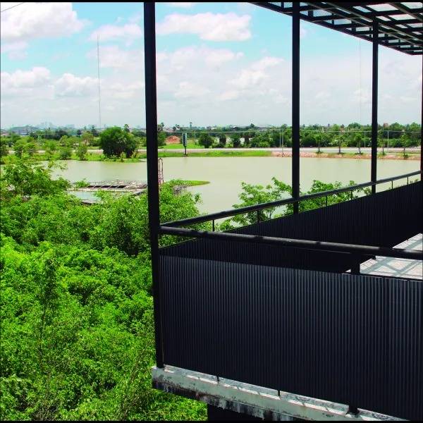 Nortène - Canisse PVC double face grise 1,5 x 3 m - roseaux ovales 16 mm - anti-UV - Image 1