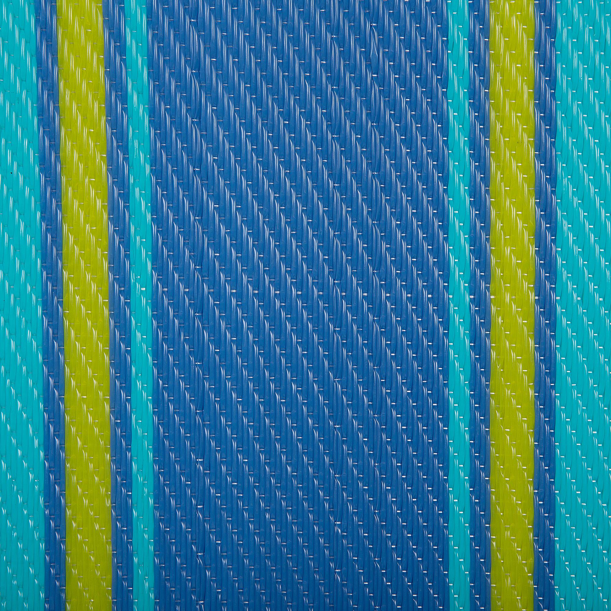 Beliani - Tapis d'extérieur Polypropylène Turquoise ALWAR - Beliani - Imagen 4