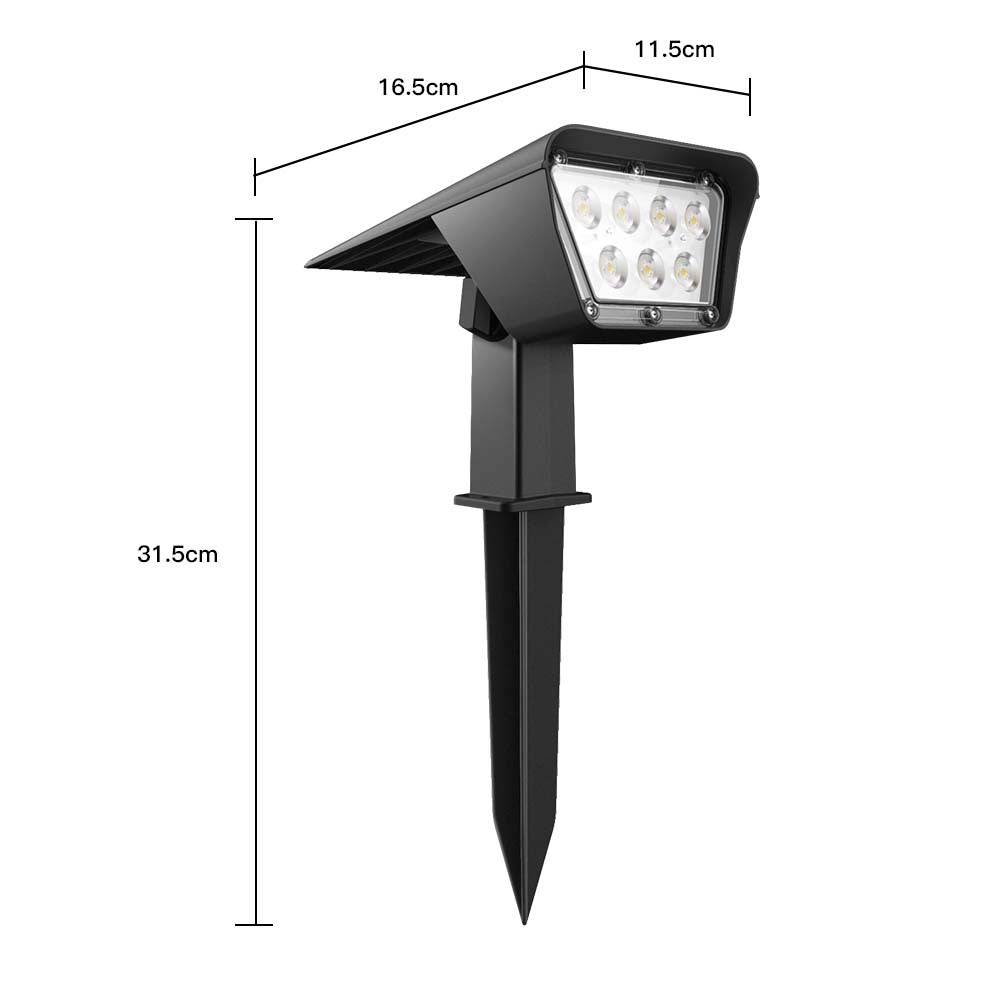 Lumisky - 2 Spots solaires projecteurs CURTIS 200LM - Imagen 5