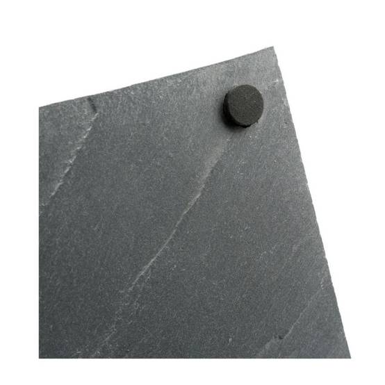 Lot de 6 assiettes en ardoise - Gris - L 22 x l 14 cm - Image 4