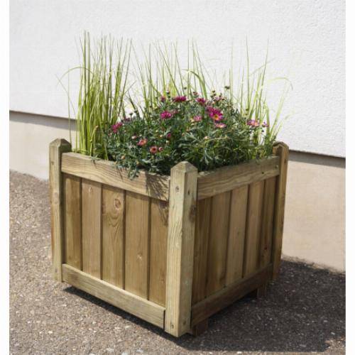 Jardipolys - Bac à fleurs en bois Vendôme - 220L - Imagen 1