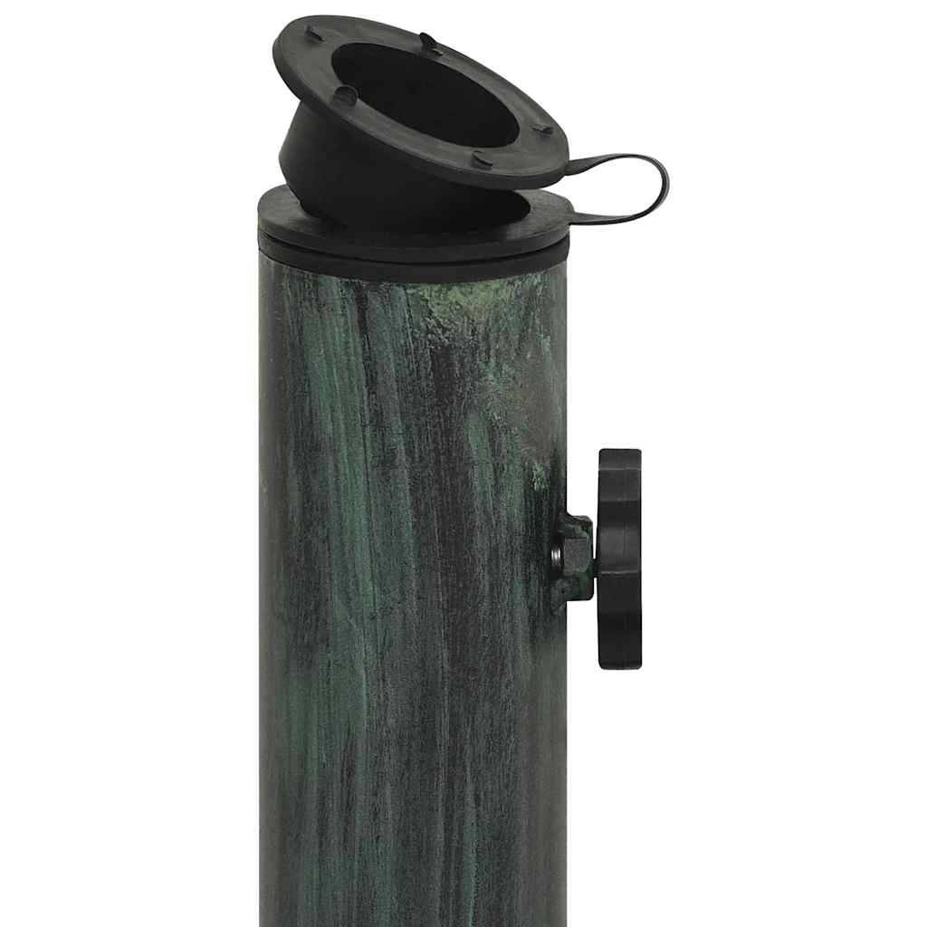 Vidaxl - Socle de parasol Vert 44x44x31 cm Fonte vidaXL 317756 - Imagen 6