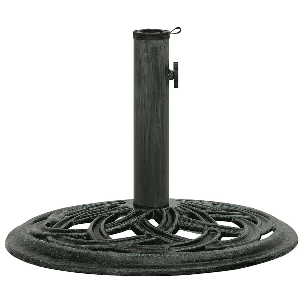 Vidaxl - Socle de parasol Vert 44x44x31 cm Fonte vidaXL 317756 - Imagen 8