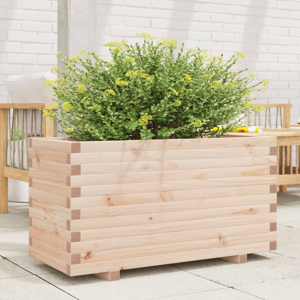 Maison Chic - Jardinière, Bac à fleurs, Pot de fleurs 90x40x49,5 cm bois de pin massif-JU13878 - Imagen 3