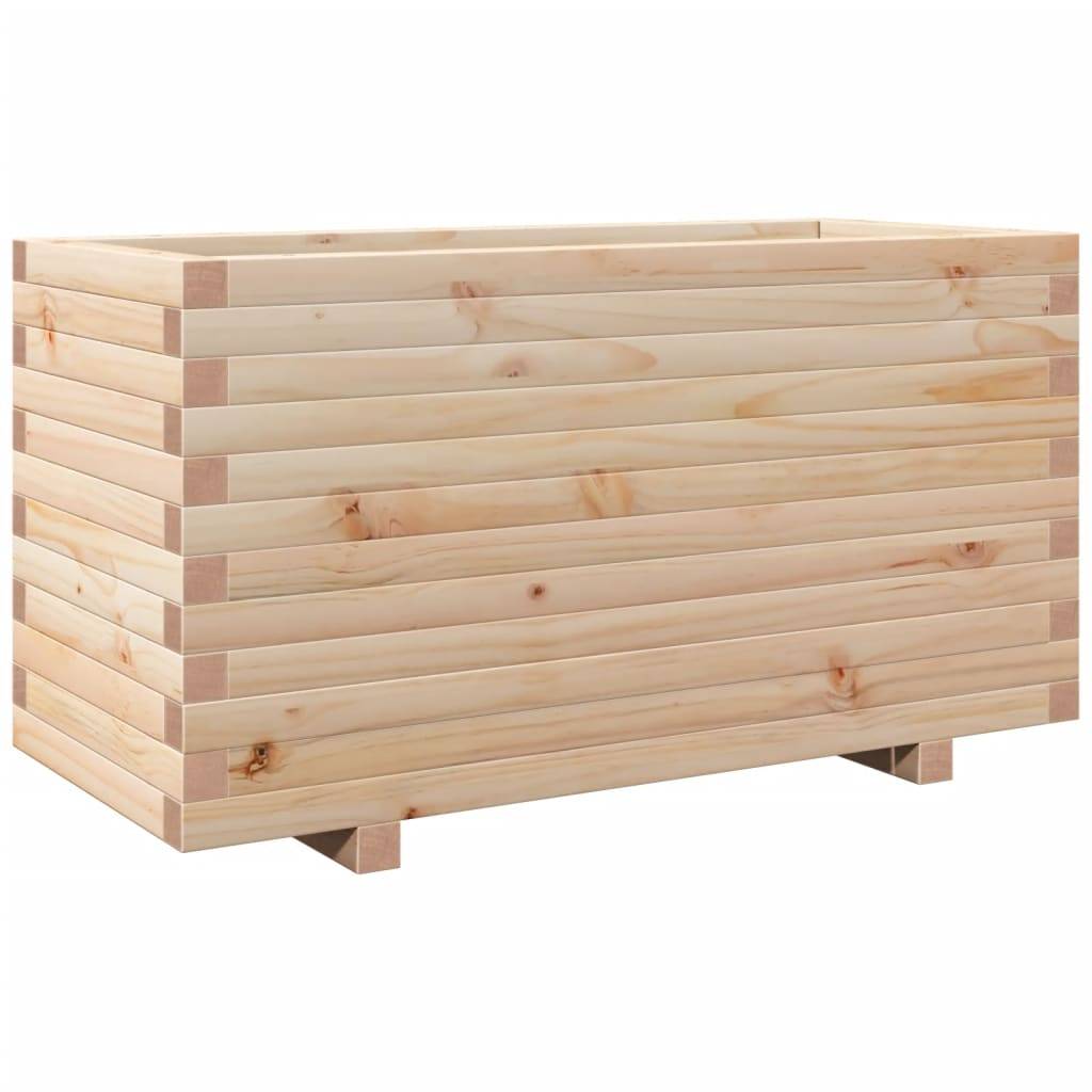 Maison Chic - Jardinière, Bac à fleurs, Pot de fleurs 90x40x49,5 cm bois de pin massif-JU13878 - Imagen 7
