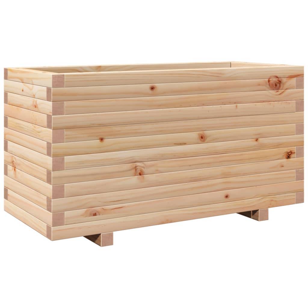 Maison Chic - Jardinière, Bac à fleurs, Pot de fleurs 90x40x49,5 cm bois de pin massif-JU13878 - Imagen 1