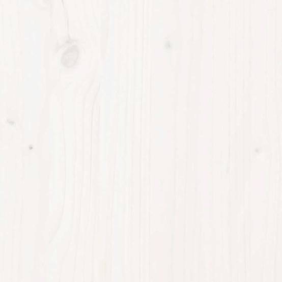 Sapin de Noël en Bois Pin Massif Décoration Intérieure 120 cm Blanc – ComfortXL Outdoor Living - Image 7