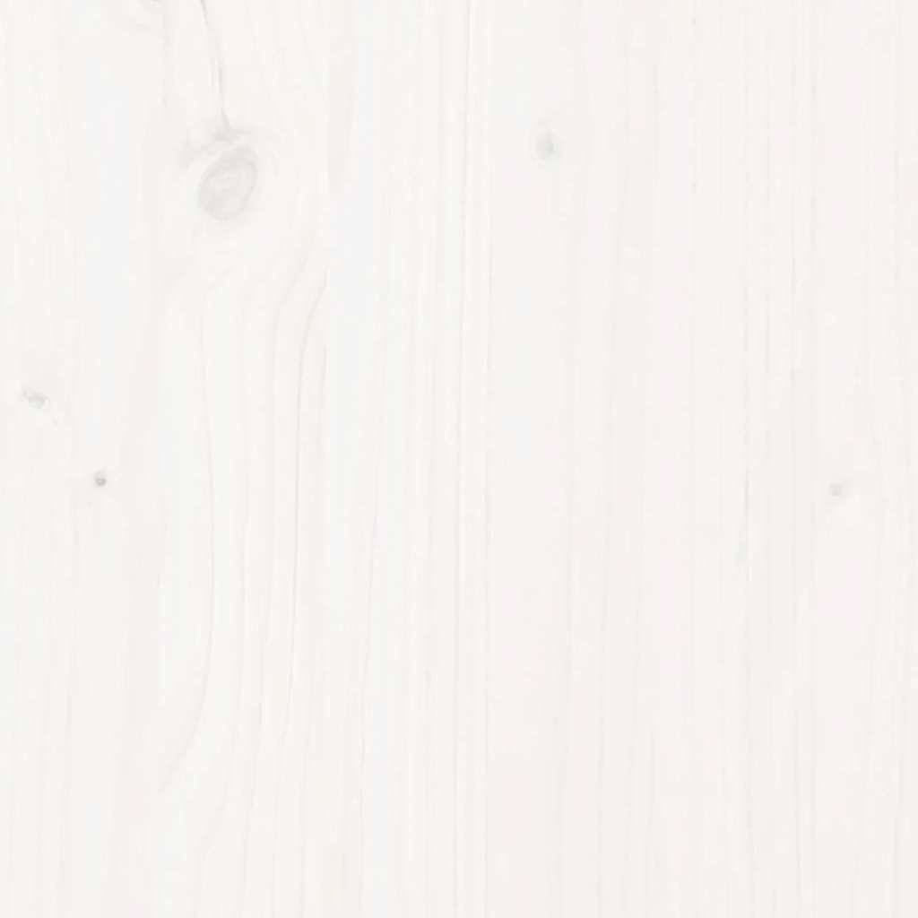 Sapin de Noël en Bois Pin Massif Décoration Intérieure 120 cm Blanc – ComfortXL Outdoor Living - Image 7