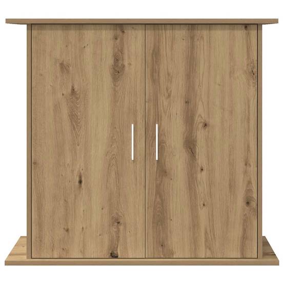 Meuble Aquarium Bois d'Ingénierie Rangement 3 Niveaux 81x36x73 cm Chêne - ComfortXL Outdoor Living - Image 4