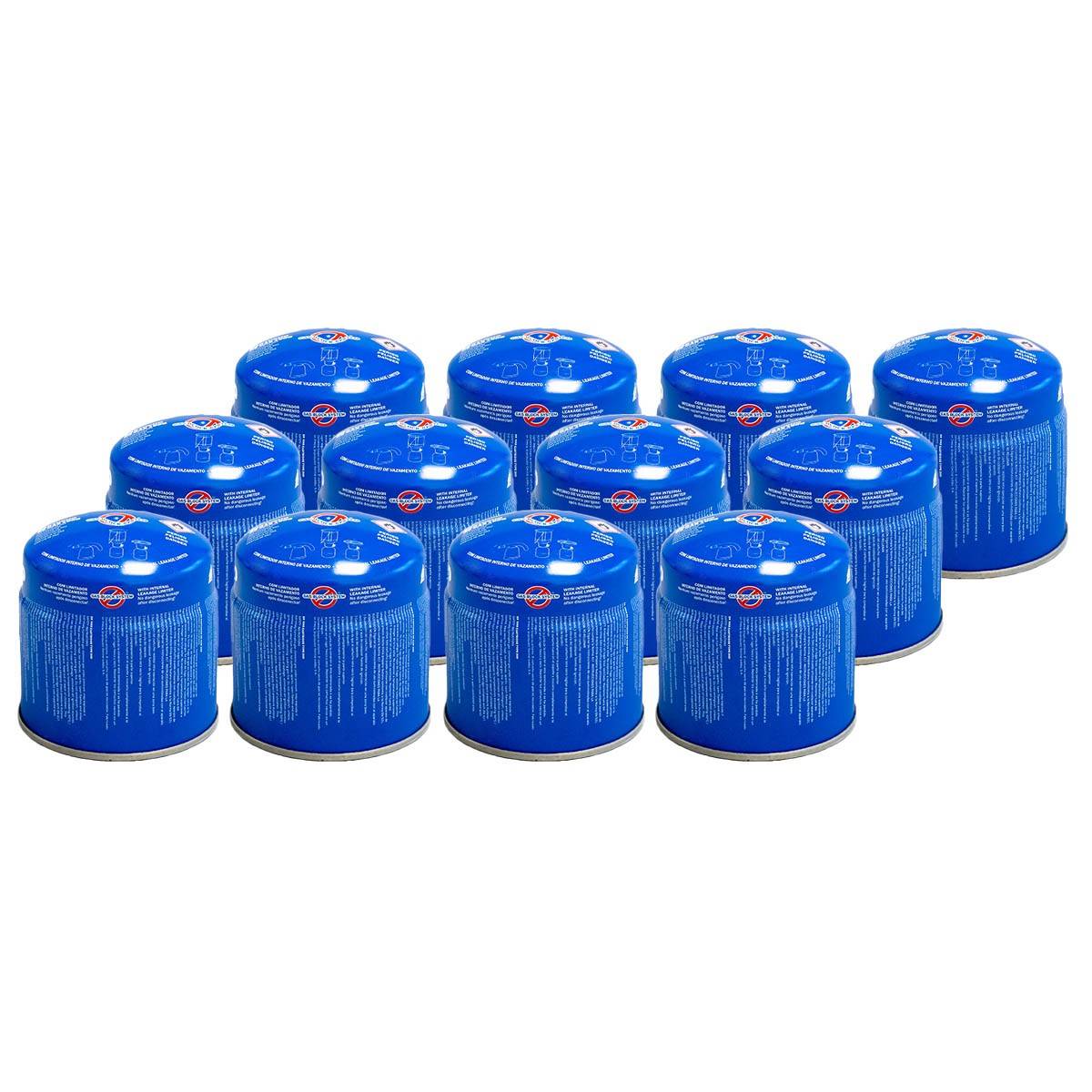 Pack 12 cartouches gaz camping 190g VITO bouteille gaz butane perçable sécurité stop-gaz TUV - Imagen 1