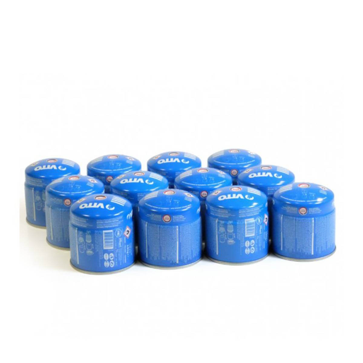 Pack 12 cartouches gaz camping 190g VITO bouteille gaz butane perçable sécurité stop-gaz TUV - Imagen 3