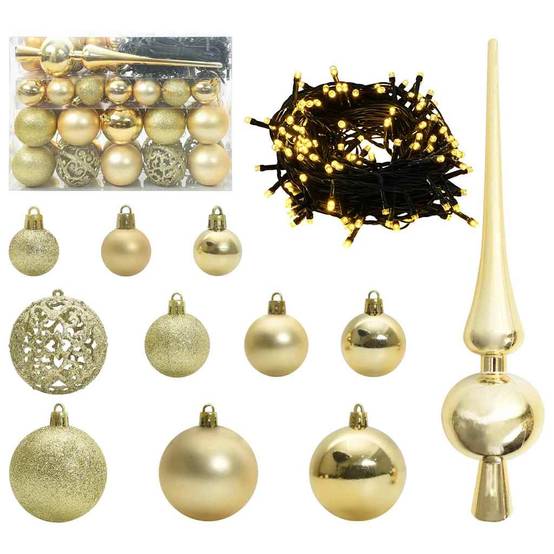 Sapin de Noël | Arbre de Noël artificiel Vert 120 cm PVC et acier et plastique Maison Chic - Image 6