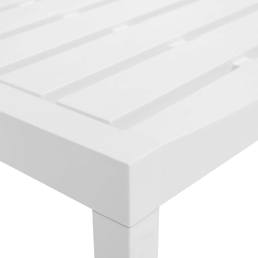 Vidaxl - Salon de jardin 3 pcs Plastique Blanc vidaXL 45620 - Image 6
