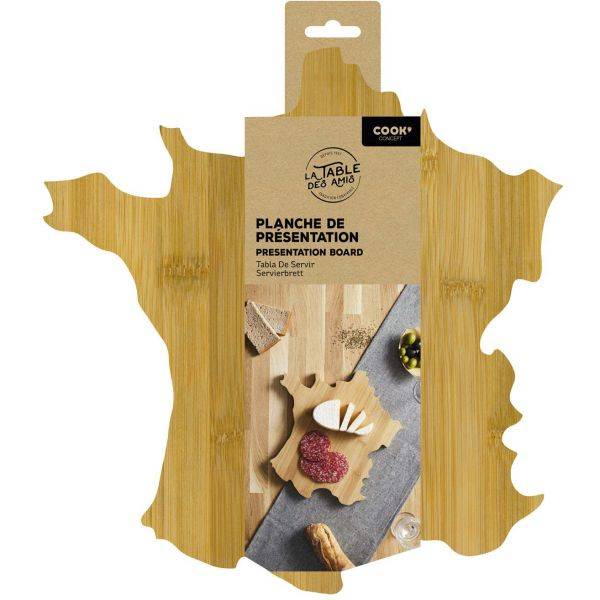 The Home Deco Factory - Planche à fromages en bambou forme France The Home Deco Factory - Image 3