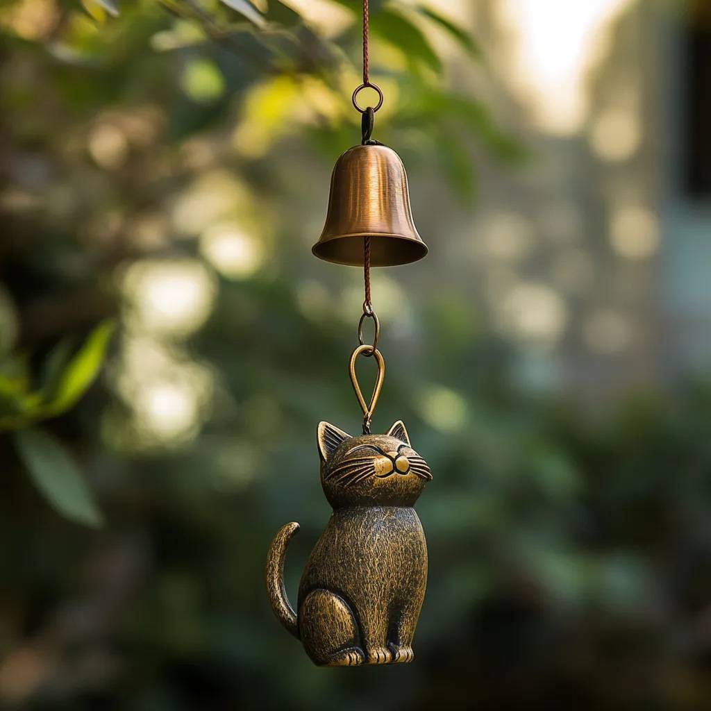 Carillon à vent pour chat, décoration de jardin Type A MCBOSON - Imagen 2