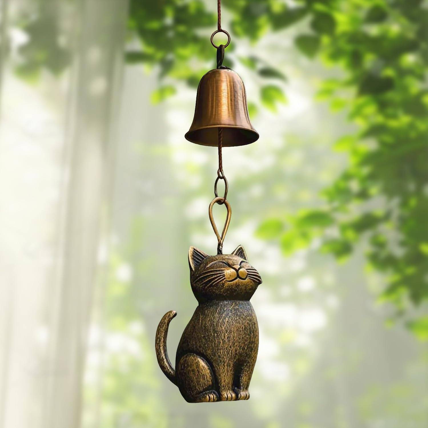 Carillon à vent pour chat, décoration de jardin Type A MCBOSON - Imagen 4