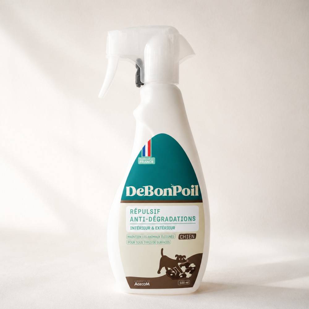 Spray répulsif intérieur chien - Répulsif Stop - Agecom 250 g