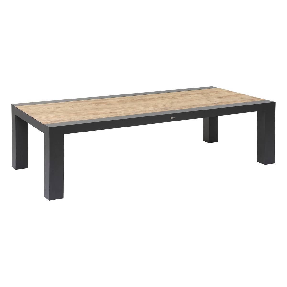 Hesperide - Table fixe "Marbella" graphite 10 places en alumium traité en epoxy Hespéride - Imagen 1