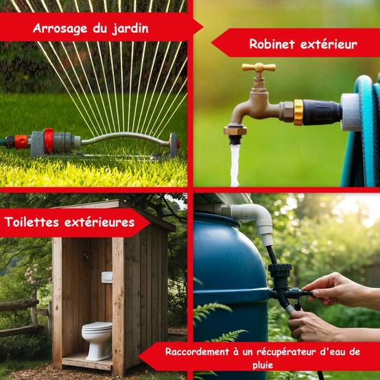 BB Loisir - Surpresseur automatique domestique 1300W en acier inoxydable de 20 l idéal jardin et maison - Image 6