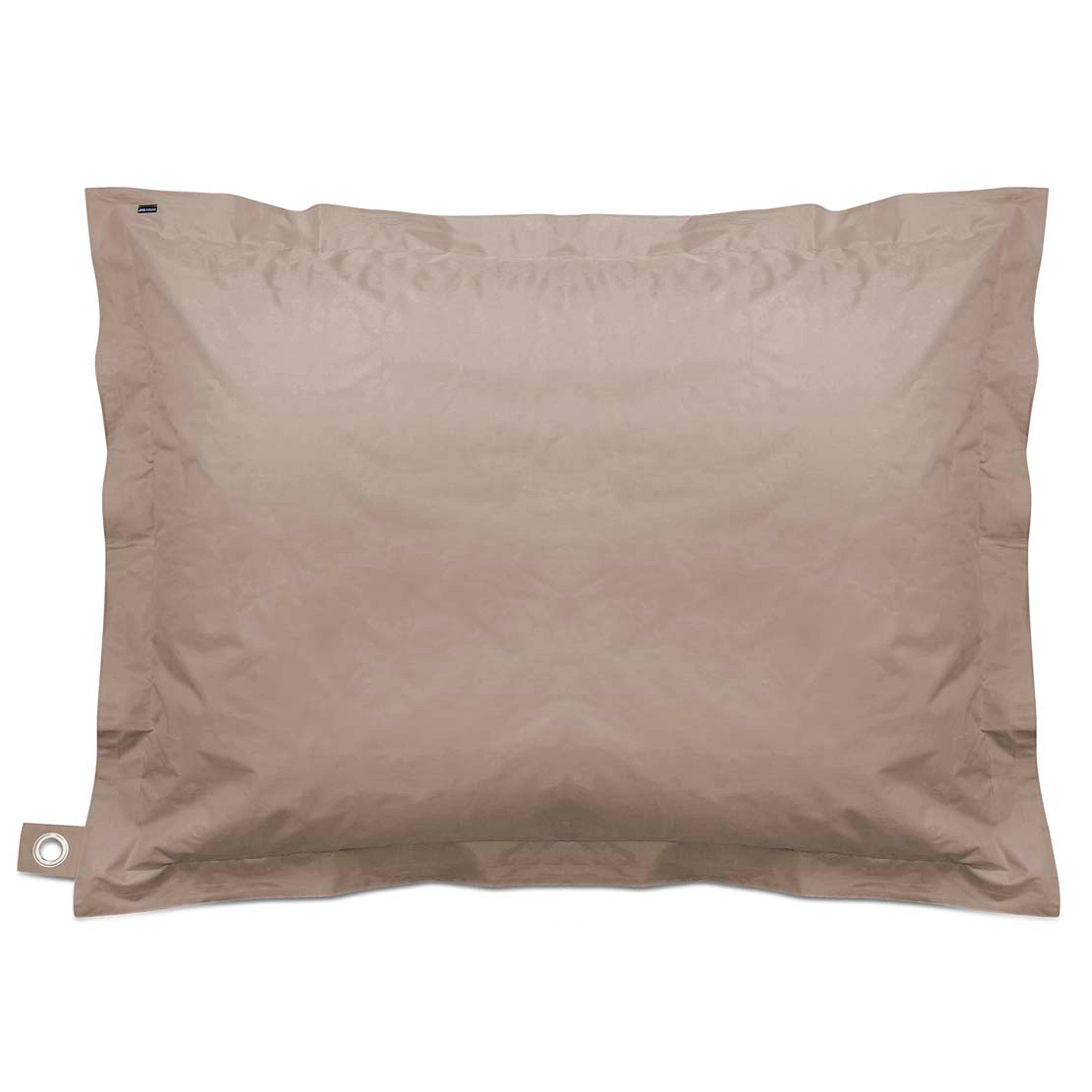 Oviala - Housse vide de pouf de jardin en polyester taupe 180 x 145 cm Solys - Oviala - Imagen 2