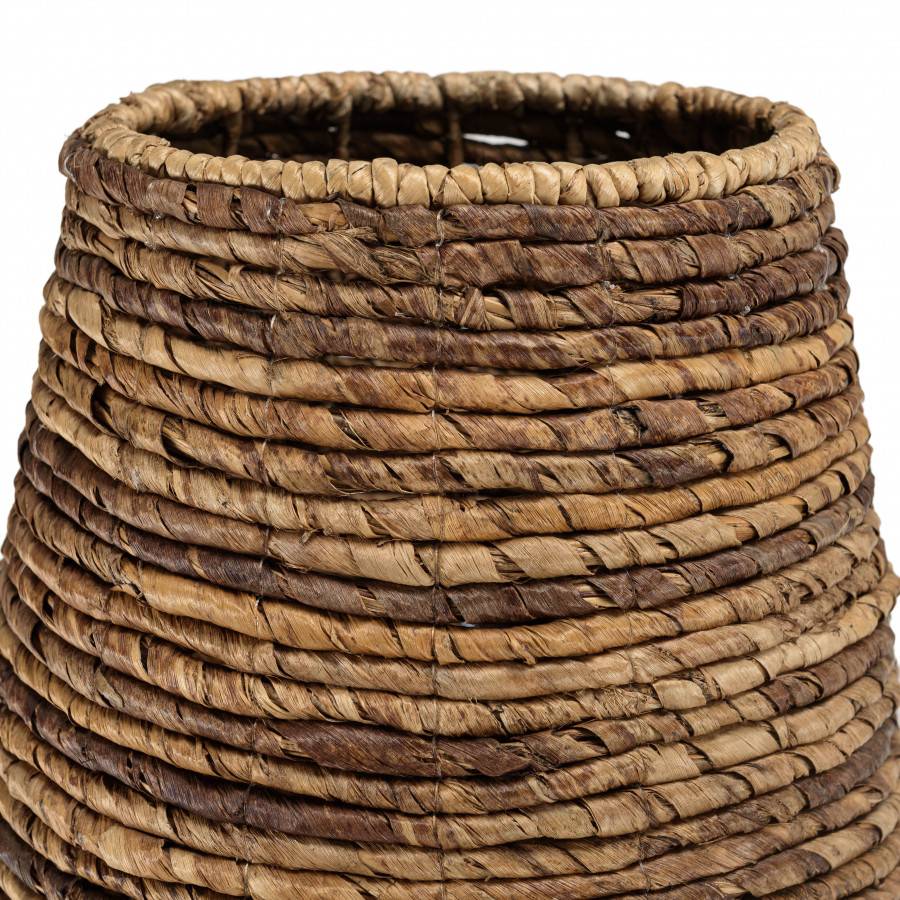 Macabane - ALIDA - Cache pot grand modèle en tissage d'abaca naturel - Imagen 4