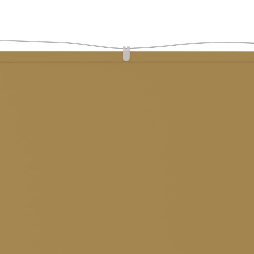 Helloshop26 - Auvent vertical 140x1000 cm tissu oxford beige - Imagen 2