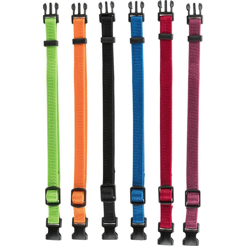 6 colliers S-M  17 à 25 cm x 10 mm pour chiot, 6 couleurs différentes - Imagen 2