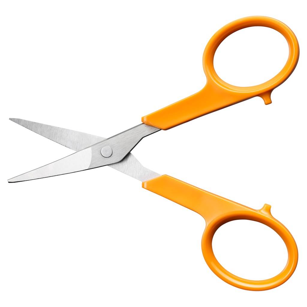 Fiskars - Ciseaux de broderie incurvés - Classic 10 cm ambidextres - couture et découpe de précision - Image 2
