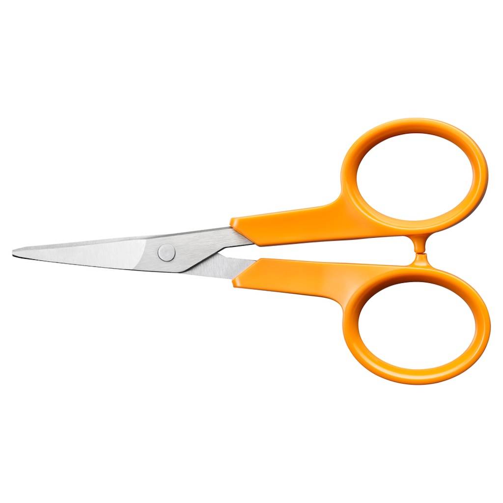 Fiskars - Ciseaux de broderie incurvés - Classic 10 cm ambidextres - couture et découpe de précision - Image 1