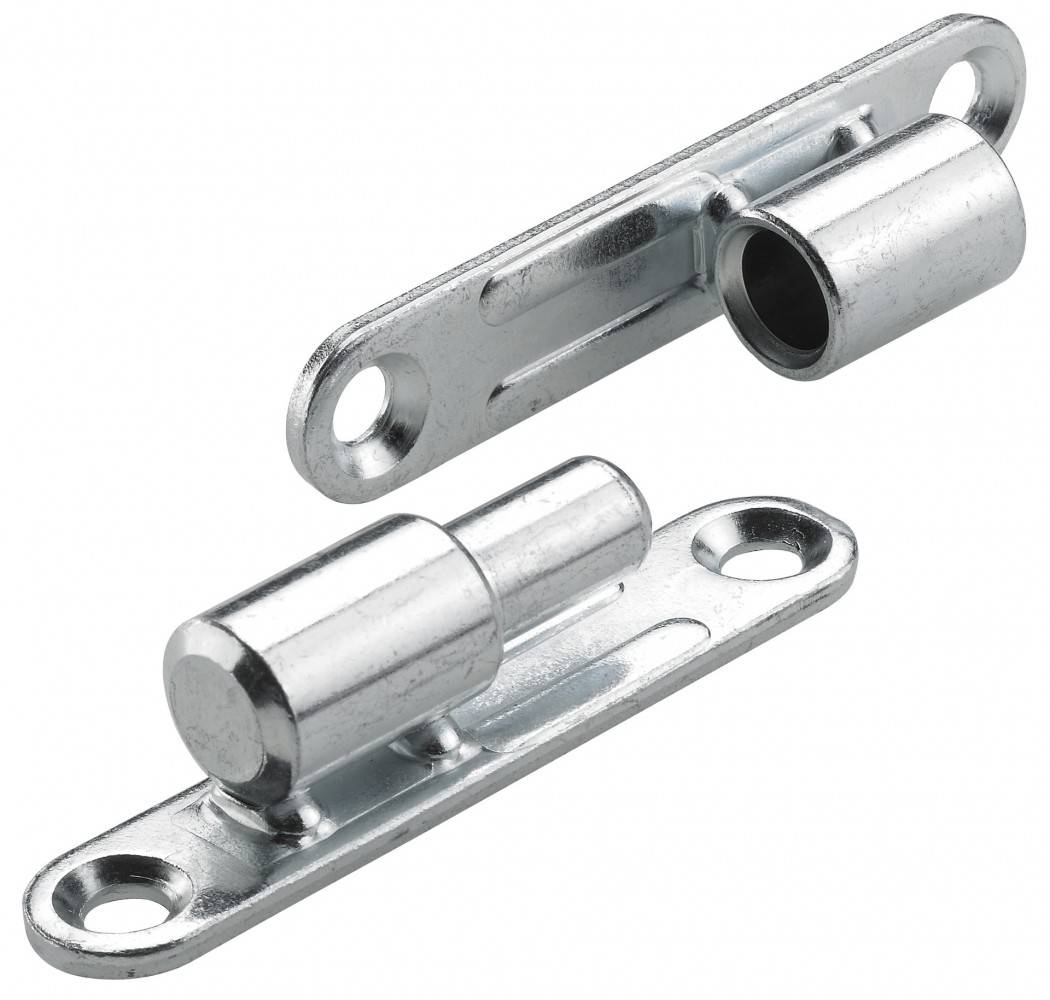 Lot de 2 paumelles acier pour meuble HETTICH, L.97 x l.70 mm x Diam.13 mm