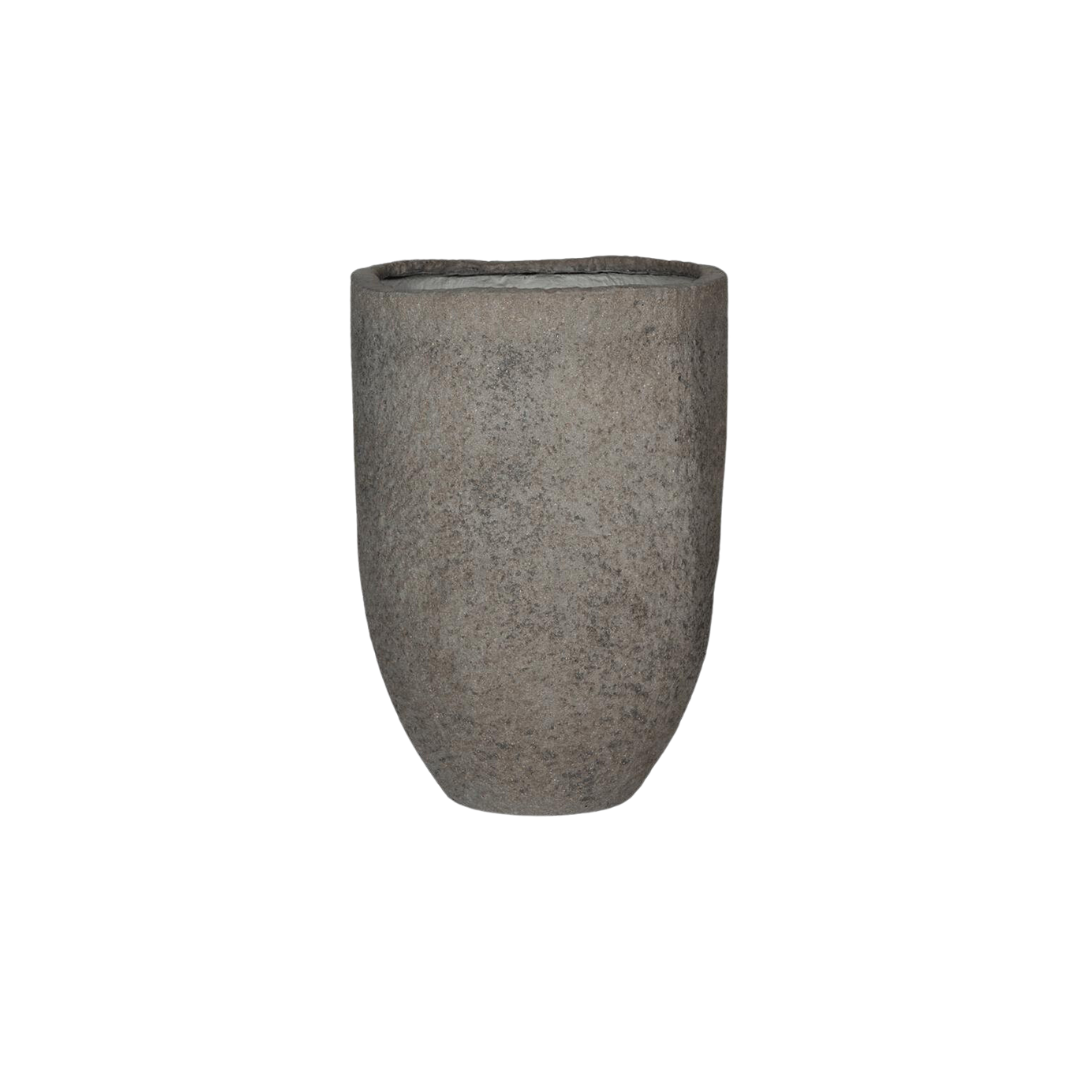 PANGIVO - Pot de fleurs pierre gris 38 x 38 x 56 cm - PANGIVO - Image 1