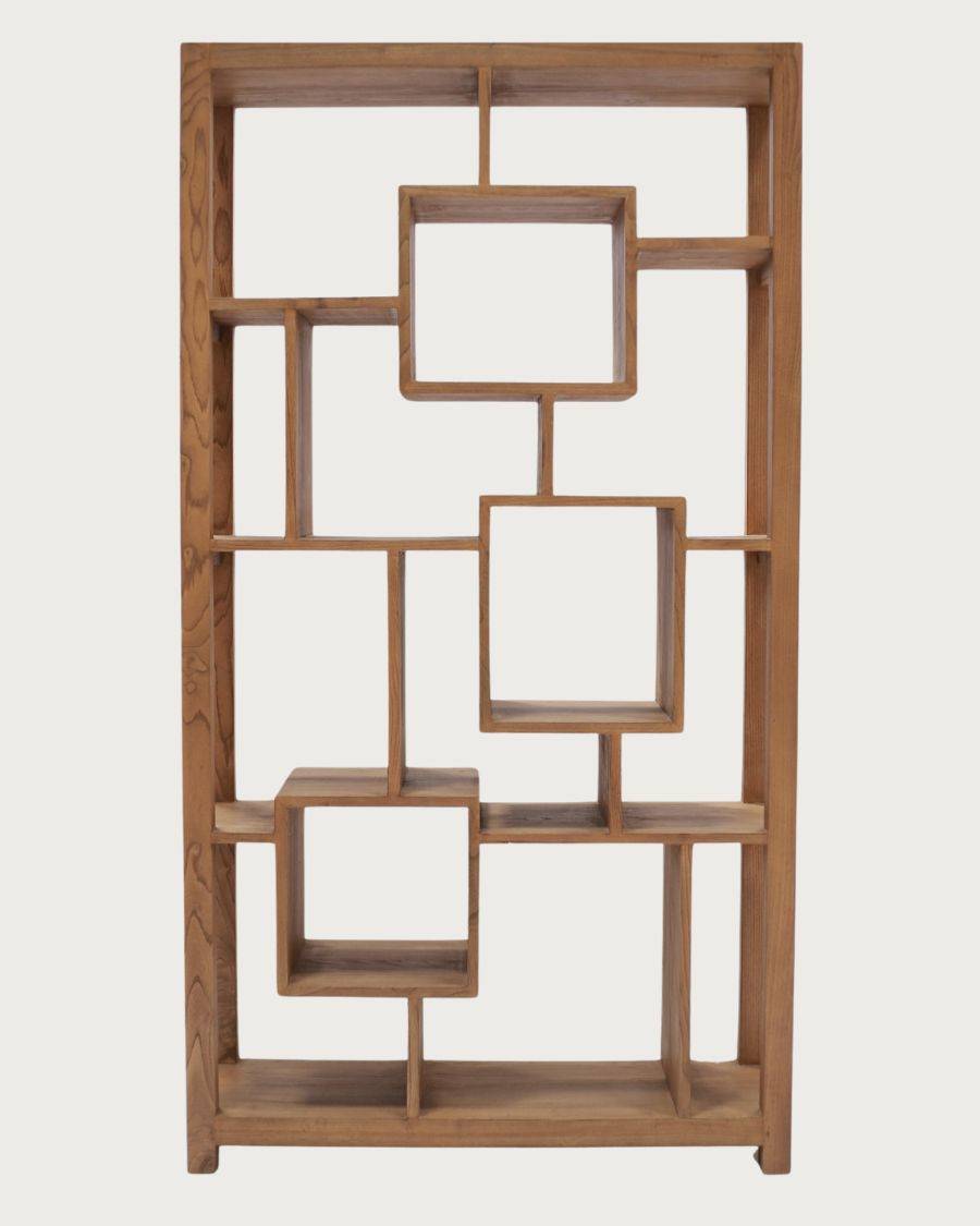 Maze - Étagère en bois massif de Teck - UNIQKA - Imagen 4