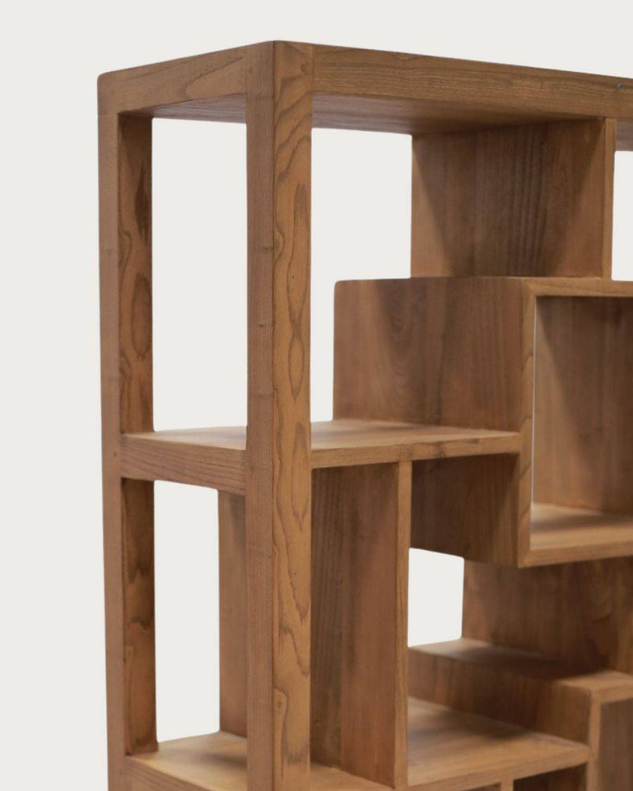 Maze - Étagère en bois massif de Teck - UNIQKA - Imagen 6