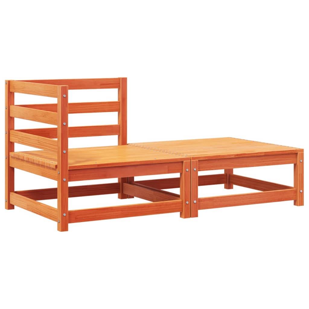 Canapé d'angle de jardin | Canapé D'extérieur | Sofa De Jardin avec coussins et repose-pieds Maison Chic - Image 4