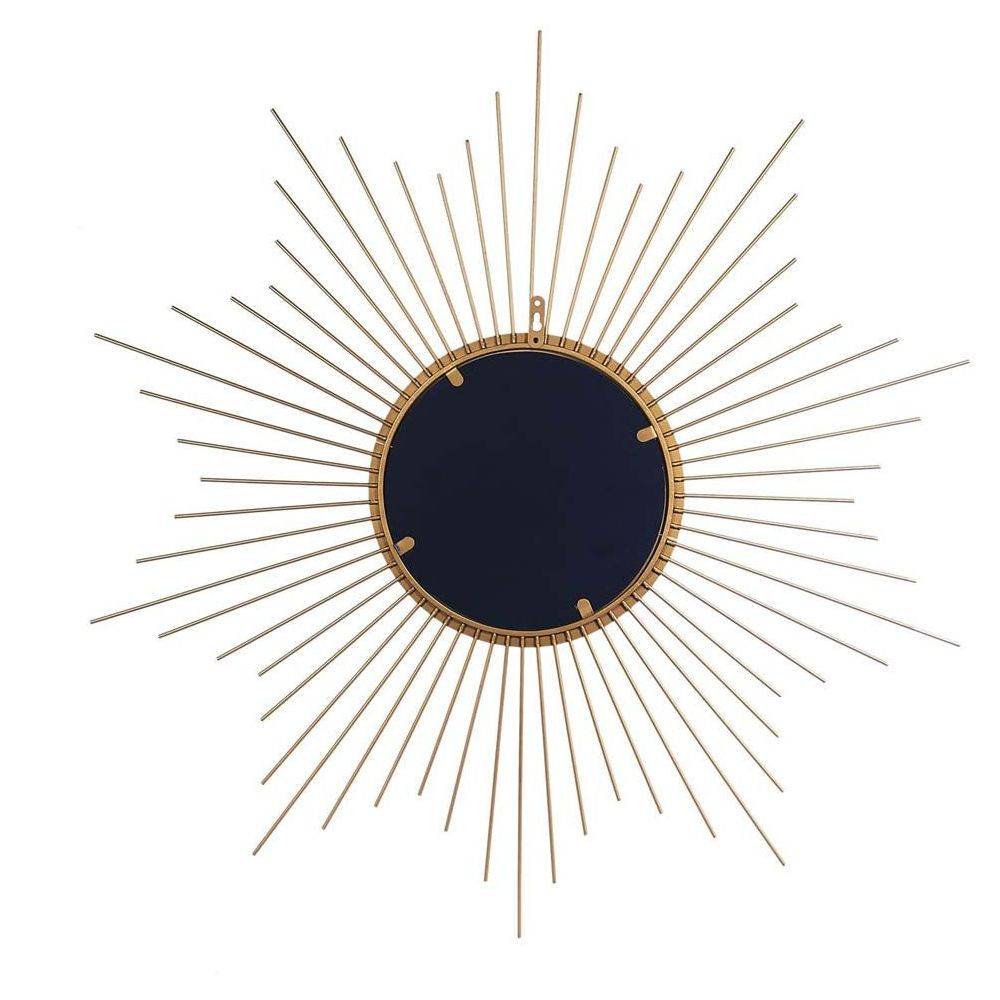 The Home Deco Factory - Miroir soleil en métal doré 66 cm - Image 3