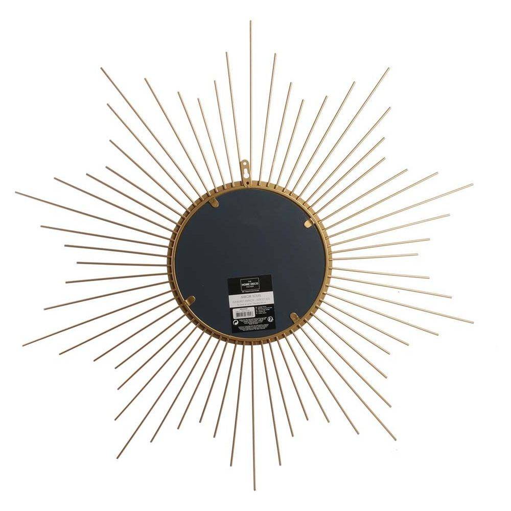 The Home Deco Factory - Miroir soleil en métal doré 66 cm - Image 4