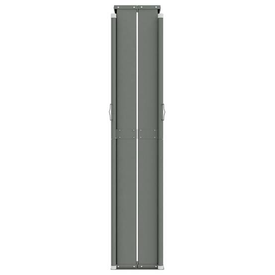 Helloshop26 - Auvent paravent store brise-vue latéral rétractable de patio jardin terrasse balcon protection visuelle écran 140 x 1200 cm bleu - Imagen 3